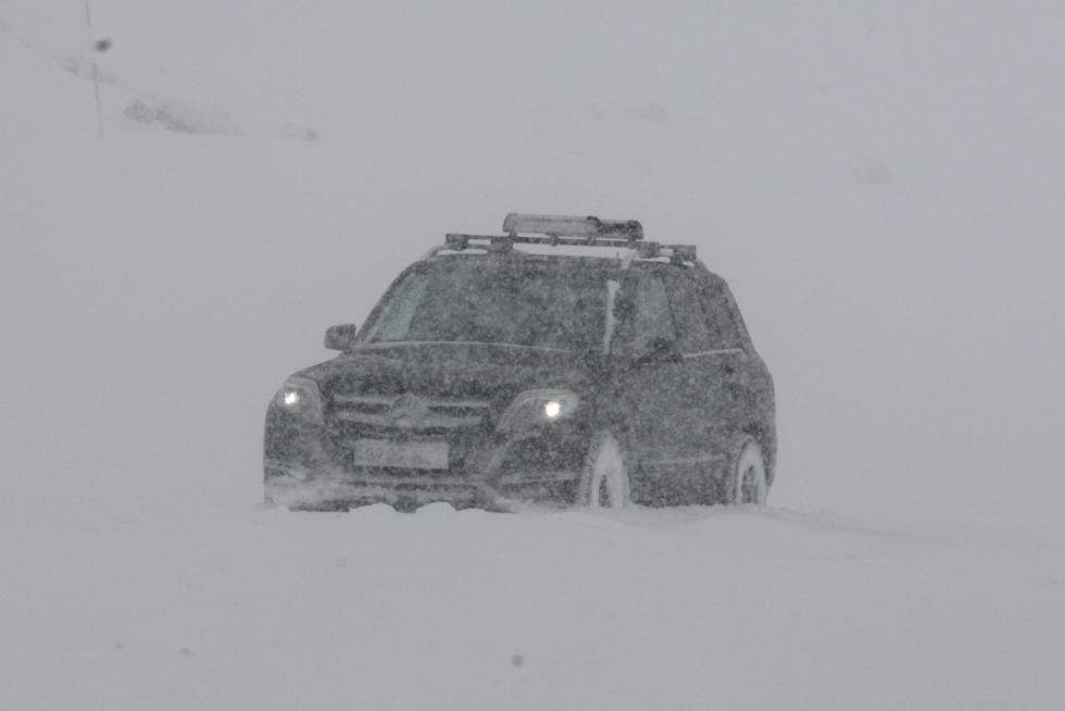 Temporal de nieve y lluvia en Aragón