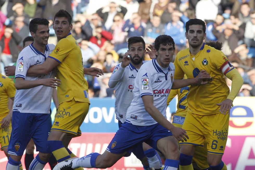 Jesús Vallejo, durante el partido contra el Alcorcón
