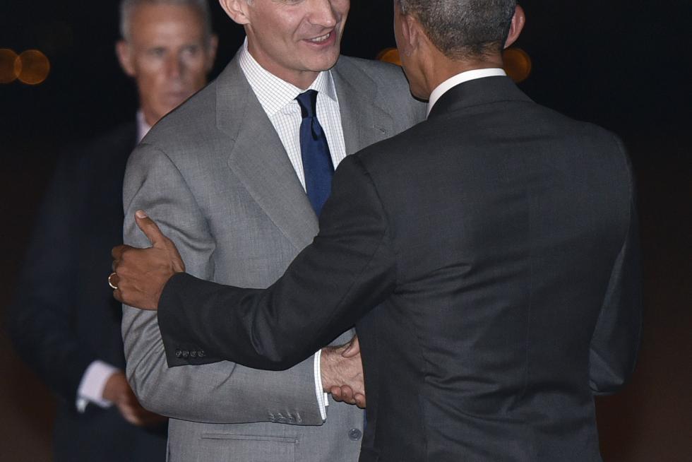Obama aterriza en la base de Torrejón de Ardoz