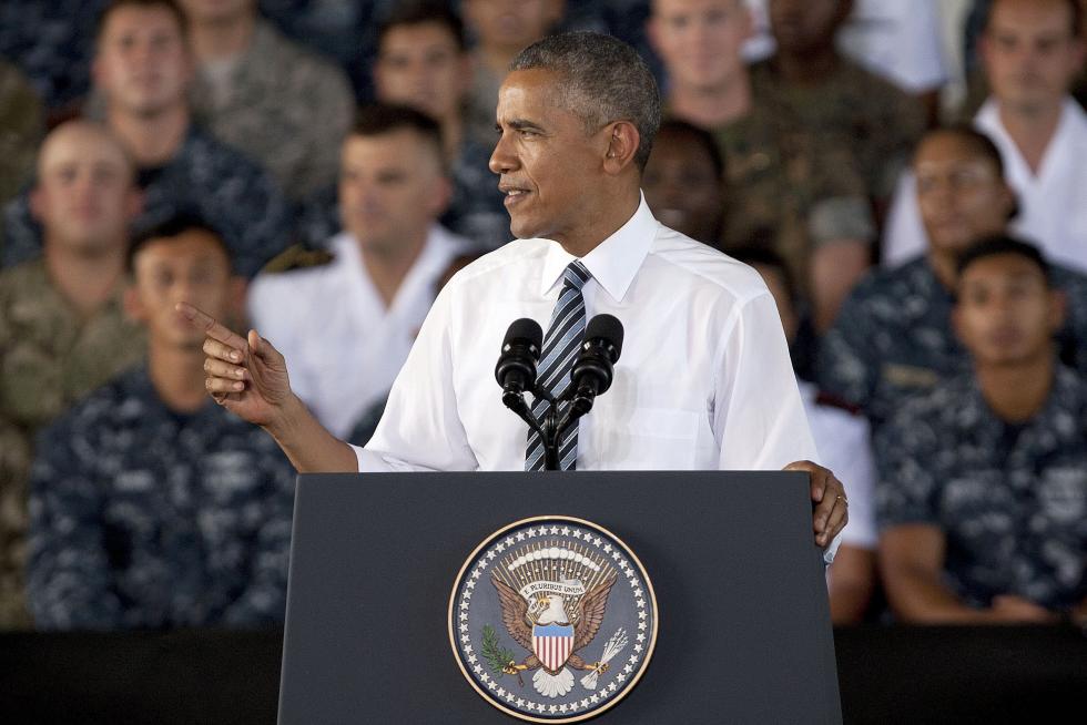 Obama se despide de España en la base naval de Rota