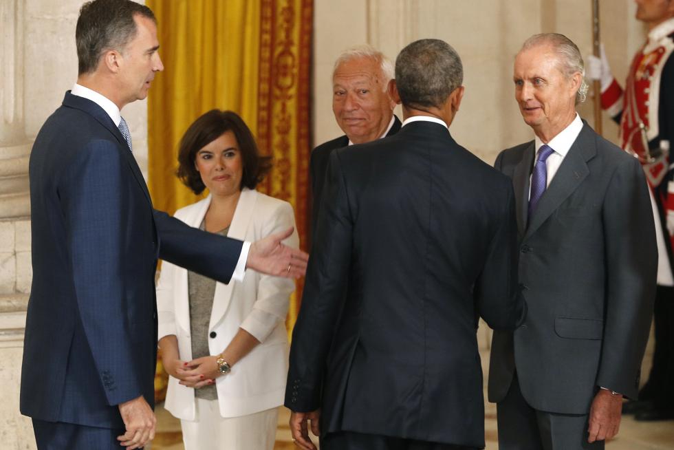 Obama aterriza en la base de Torrejón de Ardoz