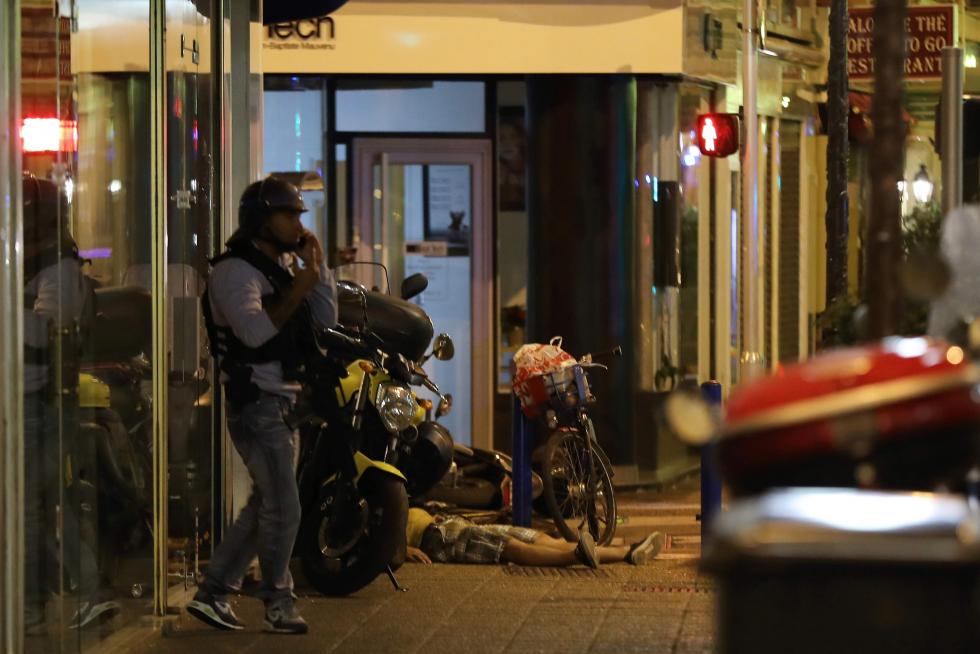Imágenes posteriores al atentado en Niza