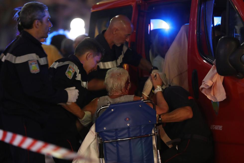 Imágenes posteriores al atentado en Niza