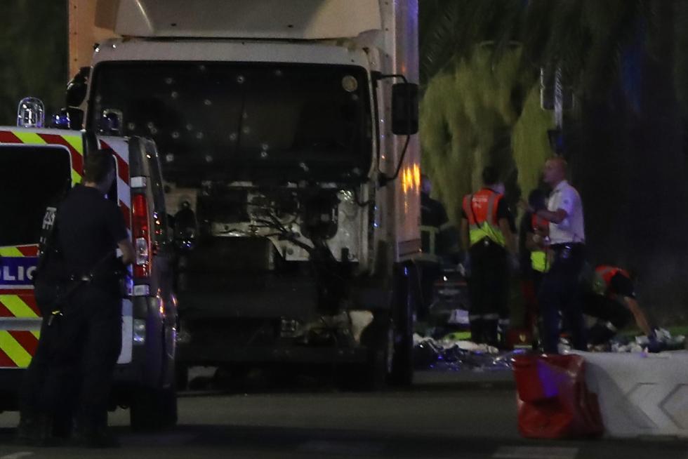 Imágenes posteriores al atentado en Niza