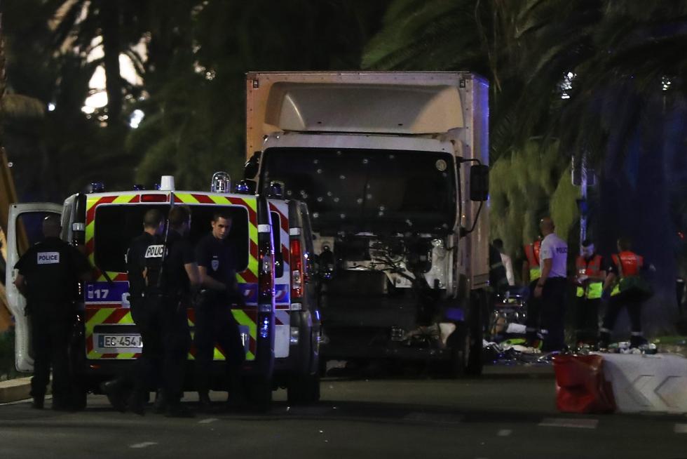 Imágenes posteriores al atentado en Niza