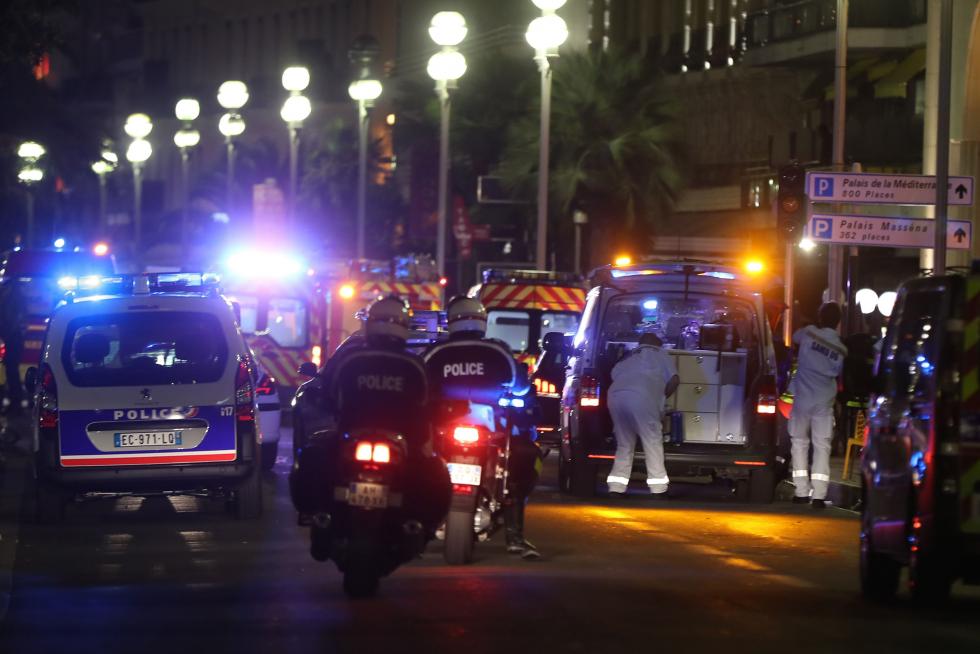 Imágenes posteriores al atentado en Niza