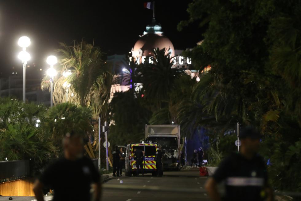 Imágenes posteriores al atentado en Niza