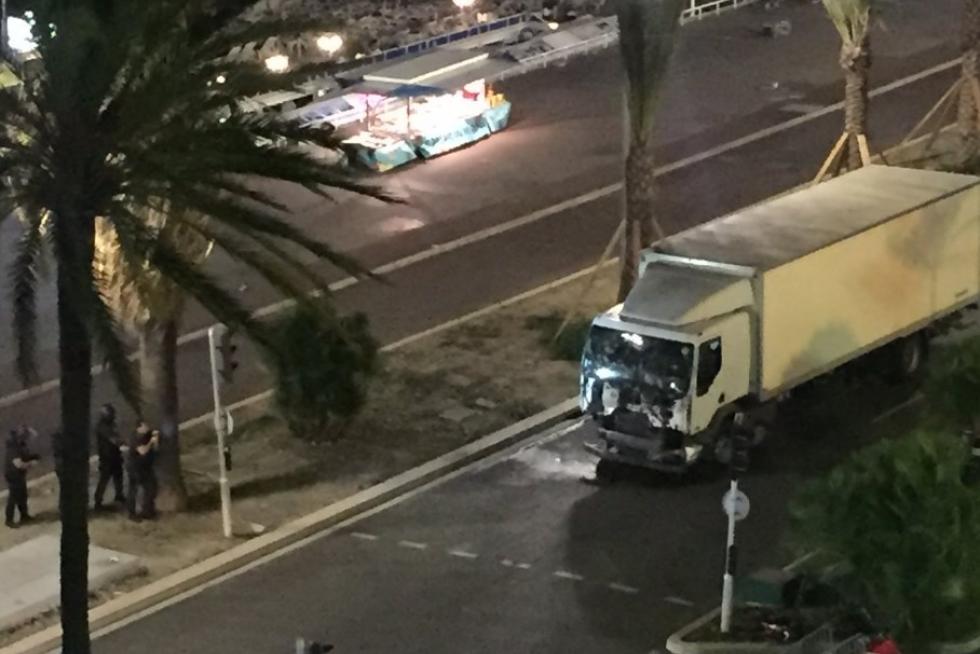 Imágenes posteriores al atentado en Niza