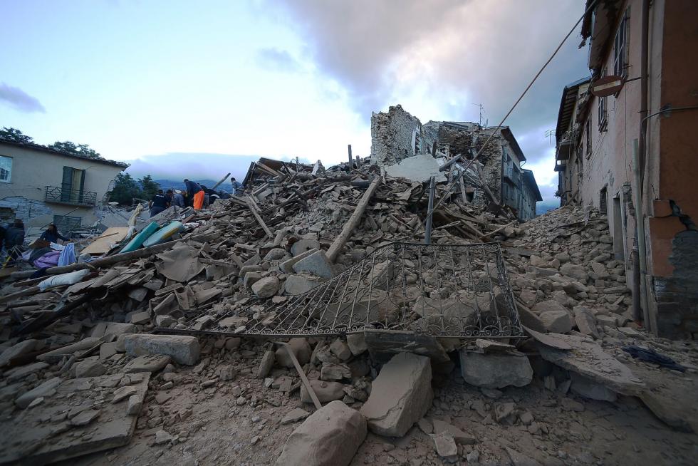 Terremoto en el centro de Italia.