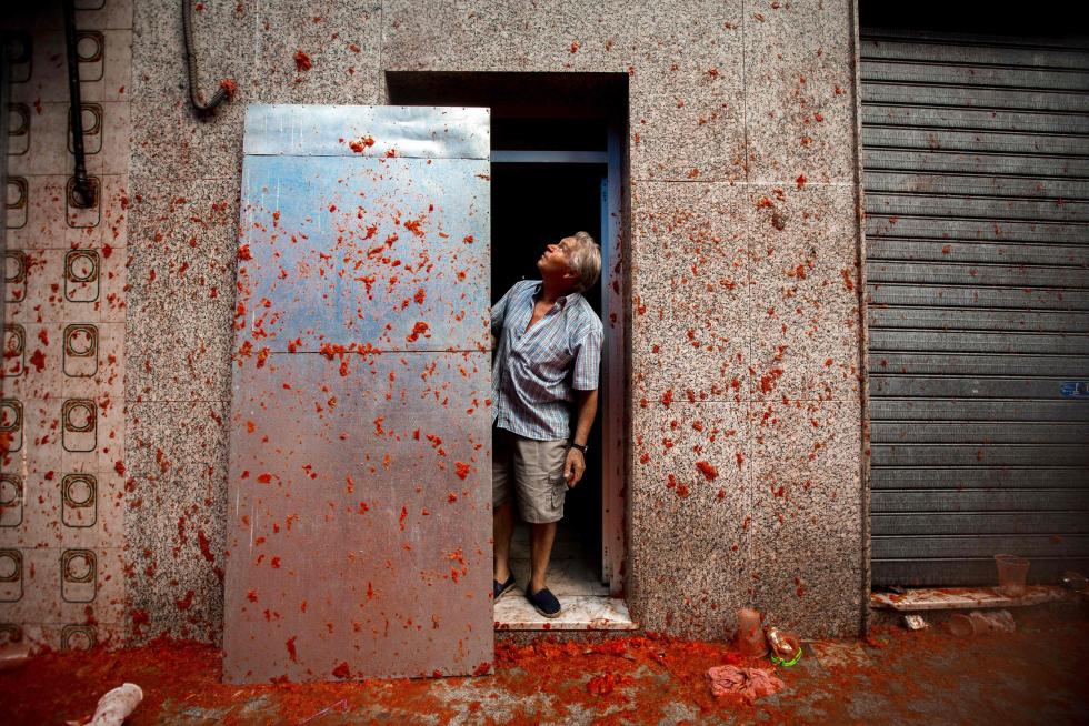 La tomatina de Buñol cumple su rito anual