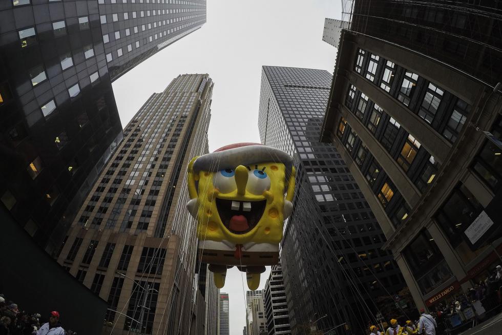 Los dibujos animados invaden Nueva York por el día de Acción de Gracias