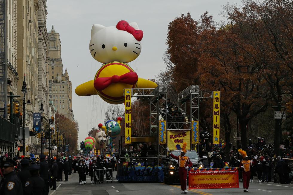Los dibujos animados invaden Nueva York por el día de Acción de Gracias