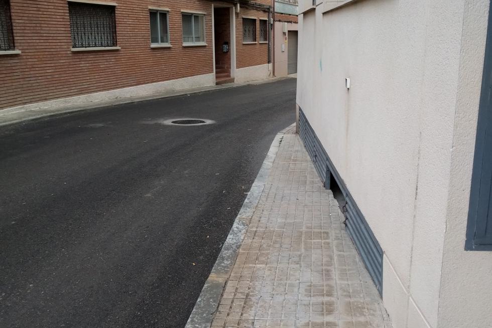 Calle de Francisco de Goya, en Cadrete