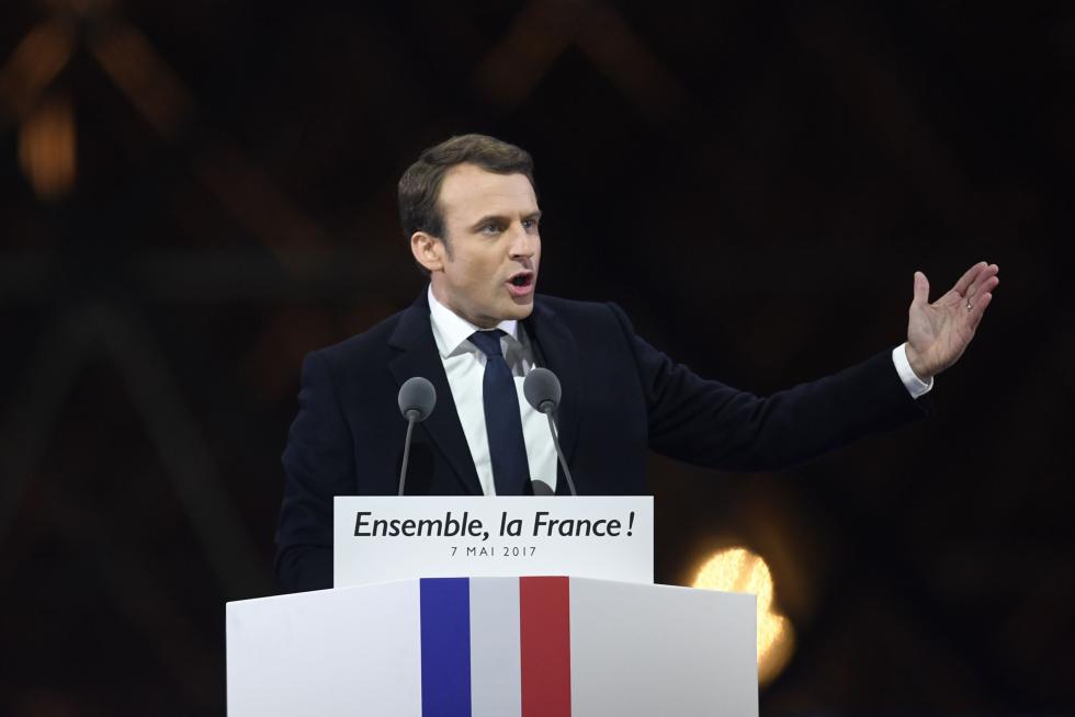 Macron.