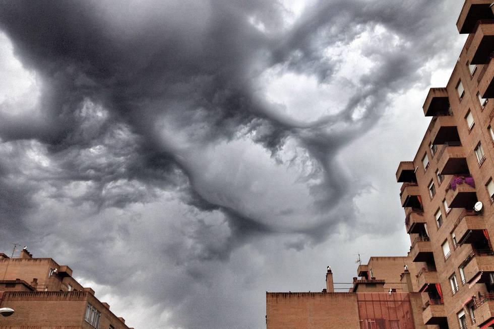 Cielo roto sobre el Actur