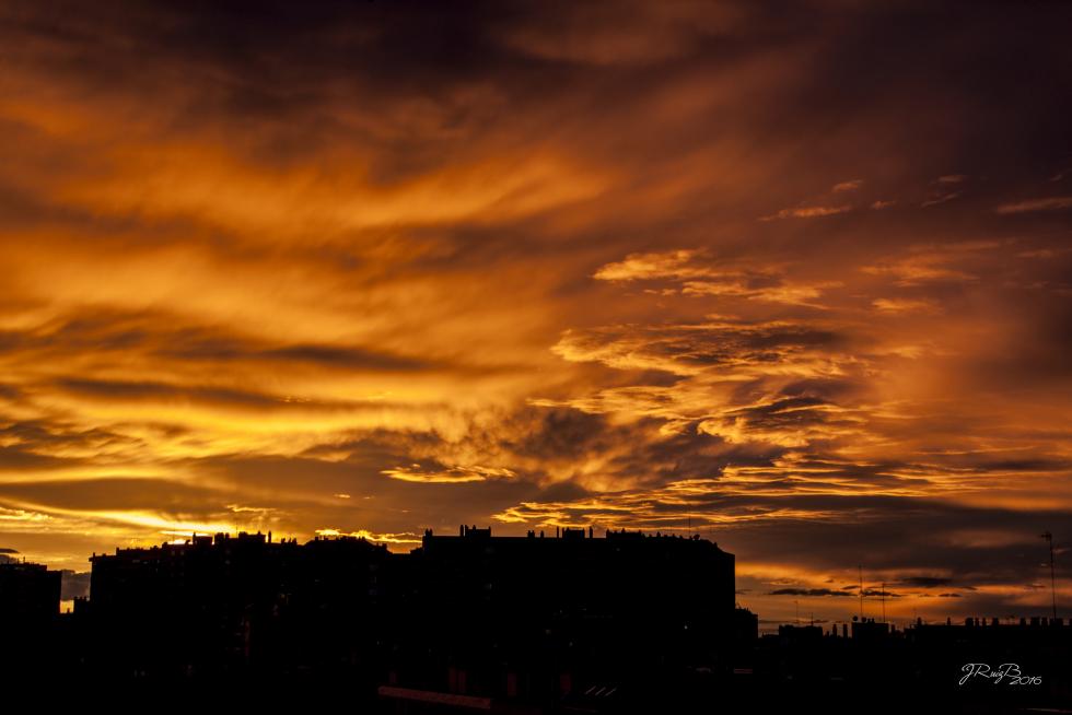 Atardecer en Zaragoza