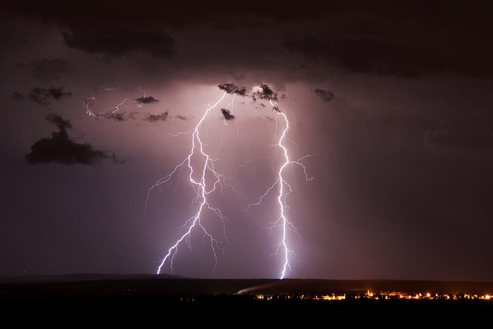 Rayos sobre Ontinar del Salz