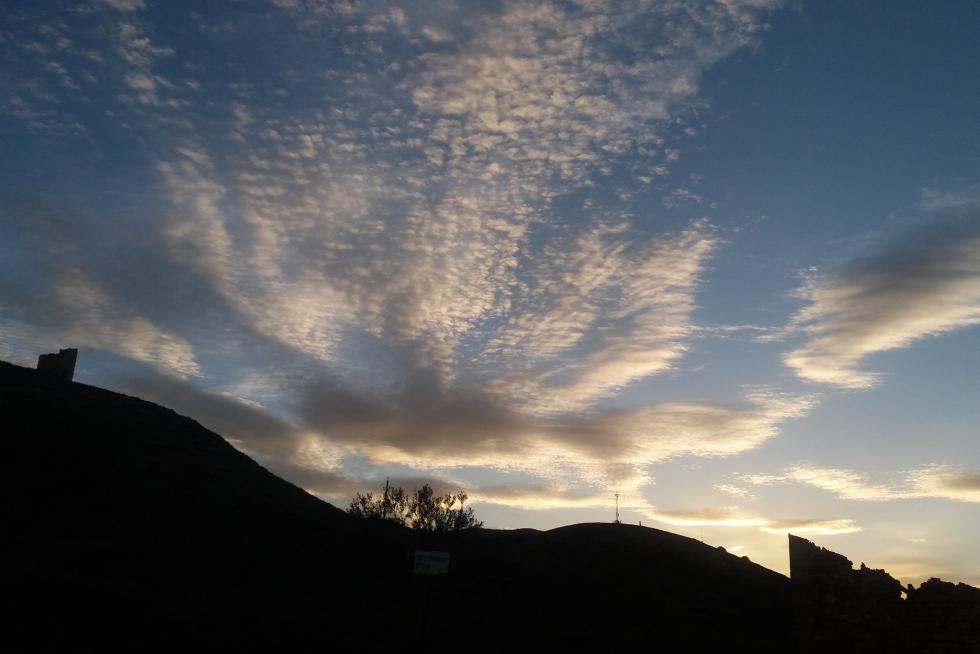 Atardecer en Blesa, Teruel