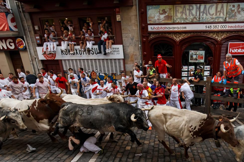 Primer encierro de Sanfermines 2017