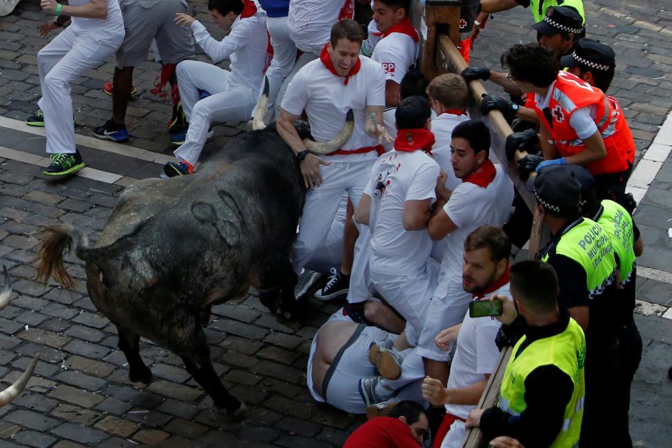 Primer encierro de Sanfermines 2017
