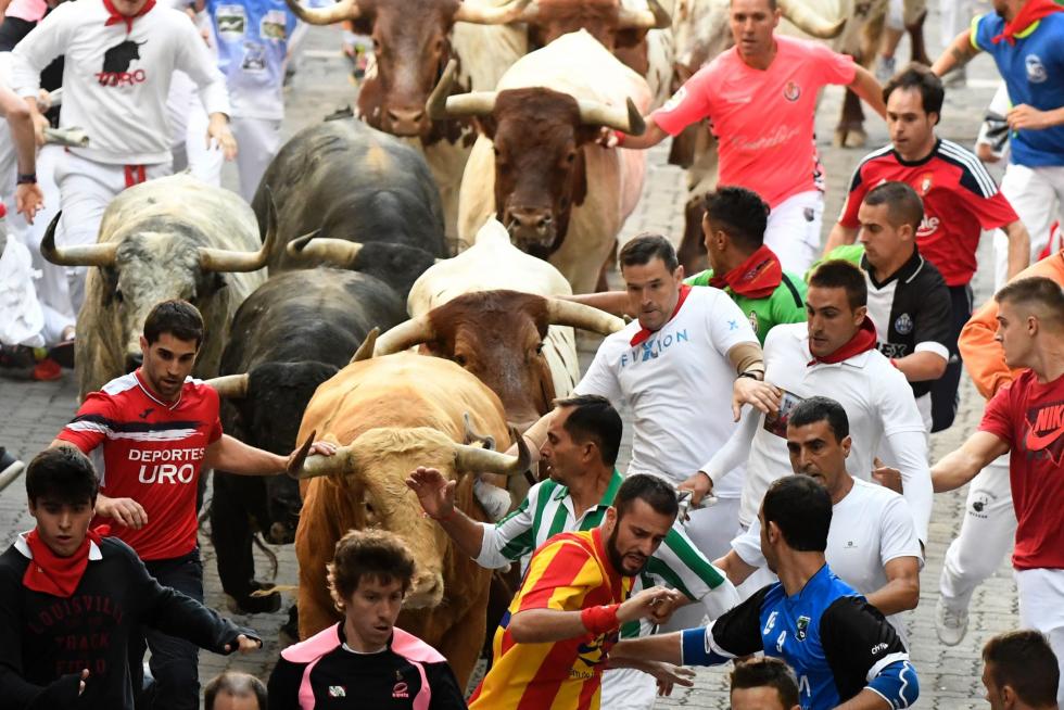 Primer encierro de Sanfermines 2017