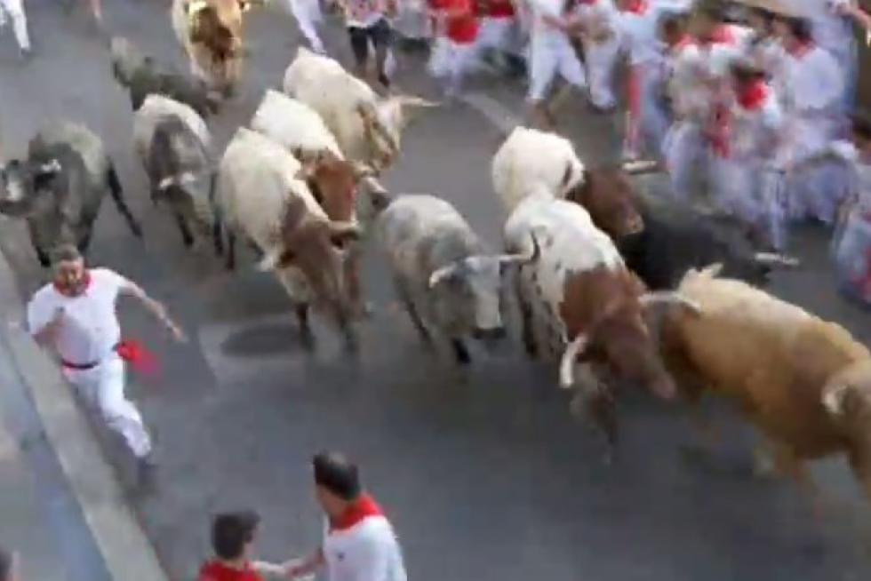 Primer encierro de Sanfermines 2017