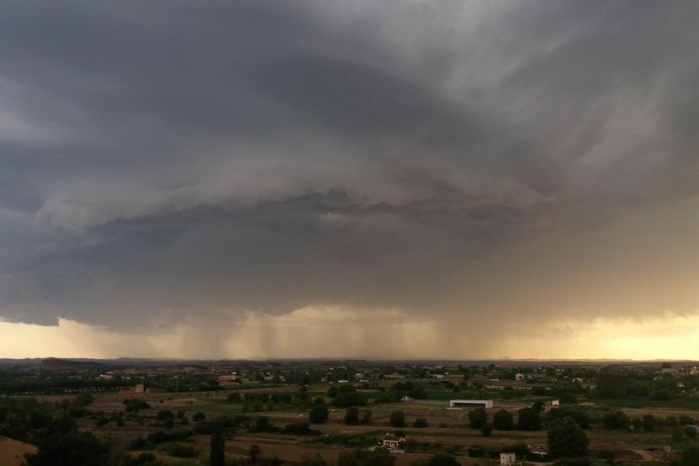 Tormenta en Alcañiz