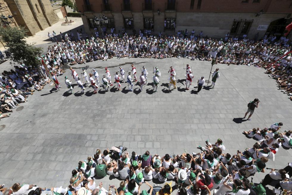 Fiestas de San Lorenzo 2017. El Maratón de los danzantes.