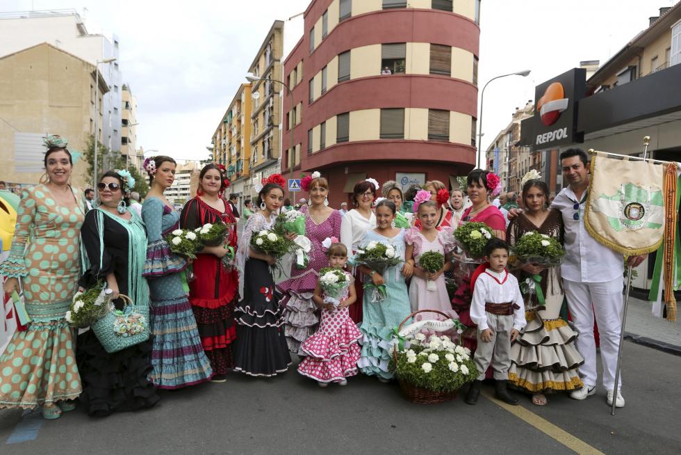 Ofrenda de flores y frutos a San Lorenzo