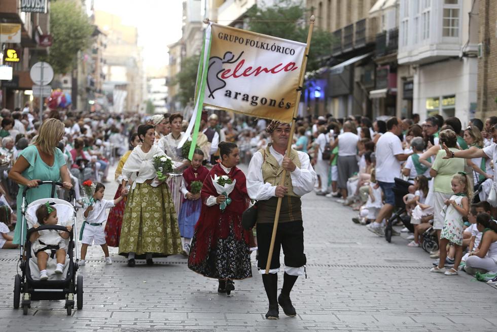 Ofrenda de flores y frutos a San Lorenzo