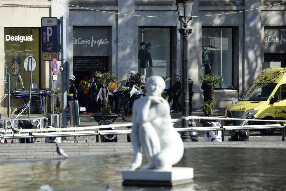 Atropello masivo en las Ramblas de Barcelona