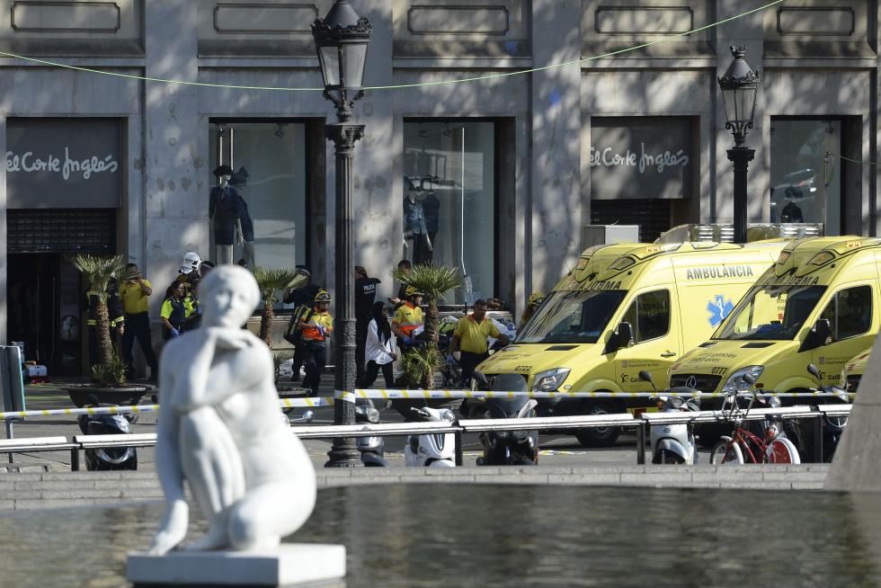 Atropello masivo en las Ramblas de Barcelona