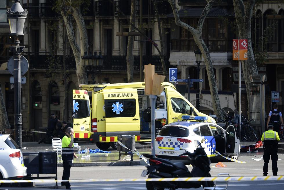 Atropello masivo en las Ramblas de Barcelona