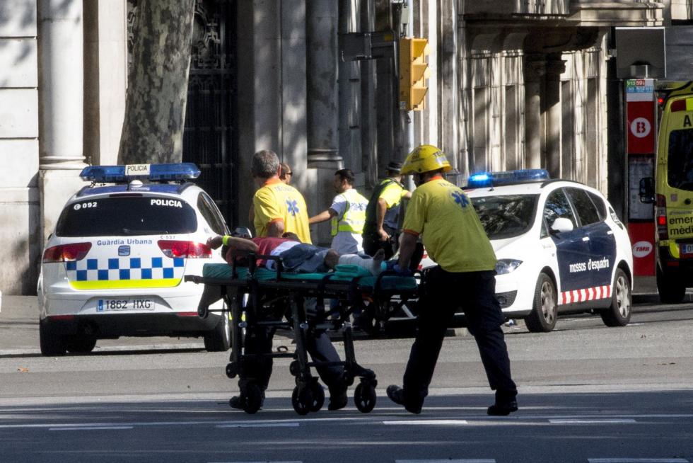 Atropello masivo en las Ramblas de Barcelona