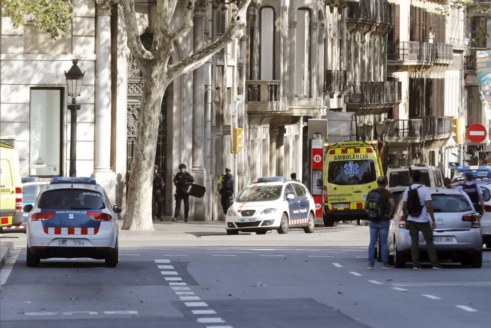 Atropello masivo en las Ramblas de Barcelona