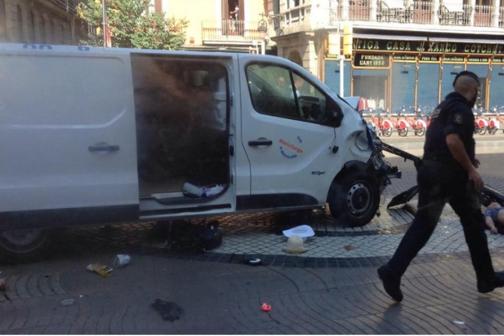 Atropello masivo en las Ramblas de Barcelona