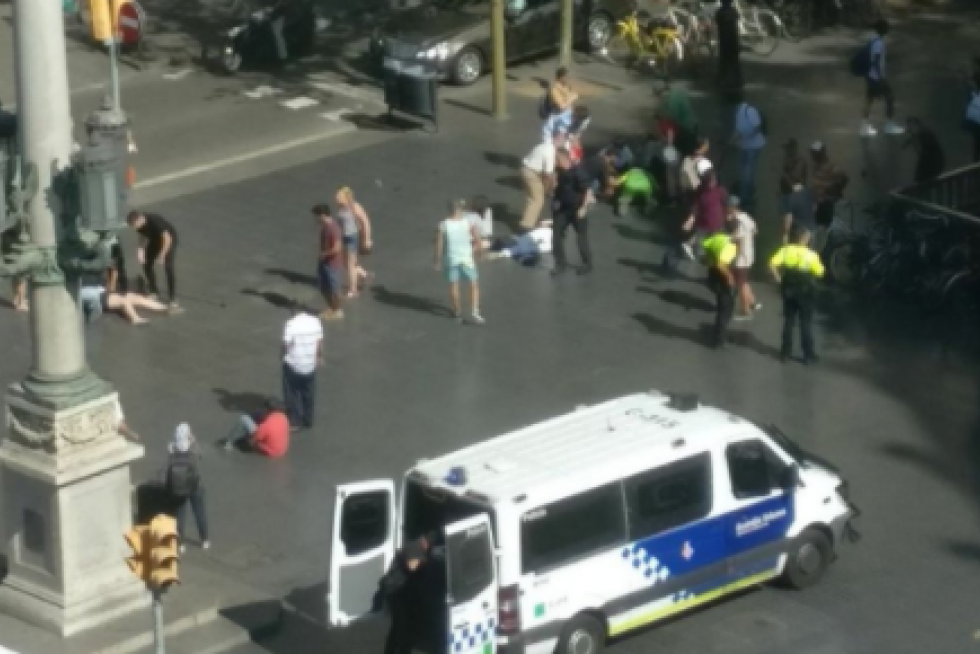 Atropello masivo en las Ramblas de Barcelona