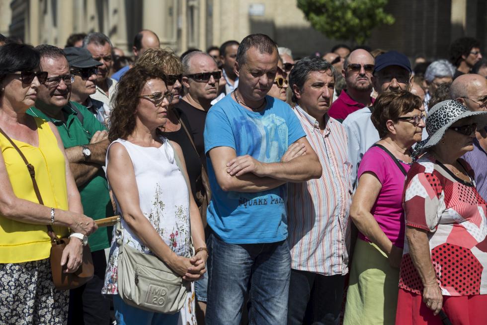 Aragón rechaza el terrorismo y se solidariza con las víctimas