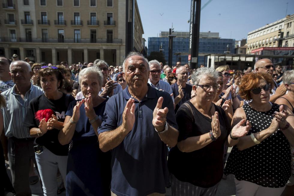 Aragón rechaza el terrorismo y se solidariza con las víctimas