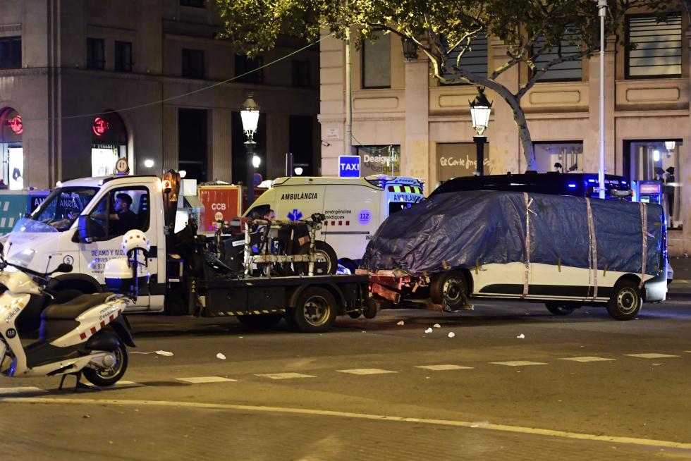 Atropello masivo en las Ramblas de Barcelona