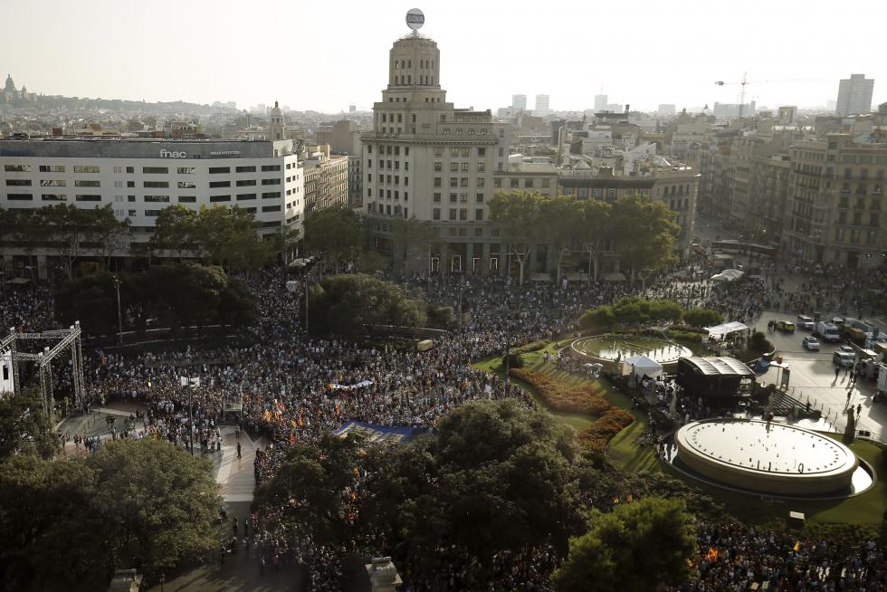 Barcelona sale a la calle en contra del terrorismo