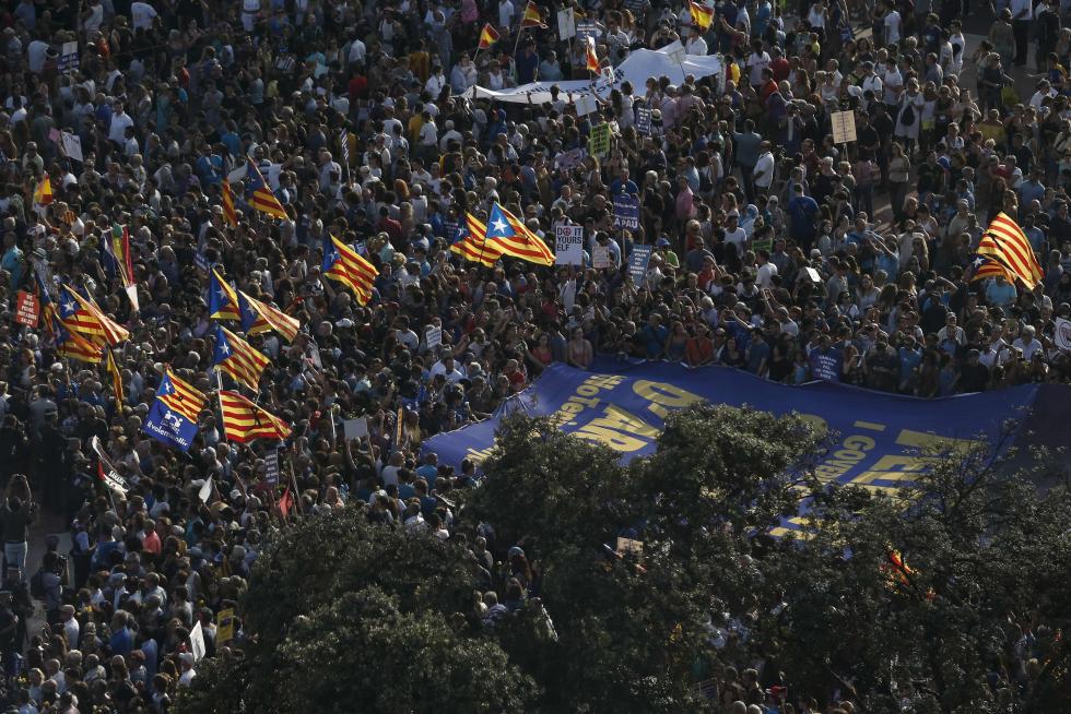 Barcelona sale a la calle en contra del terrorismo