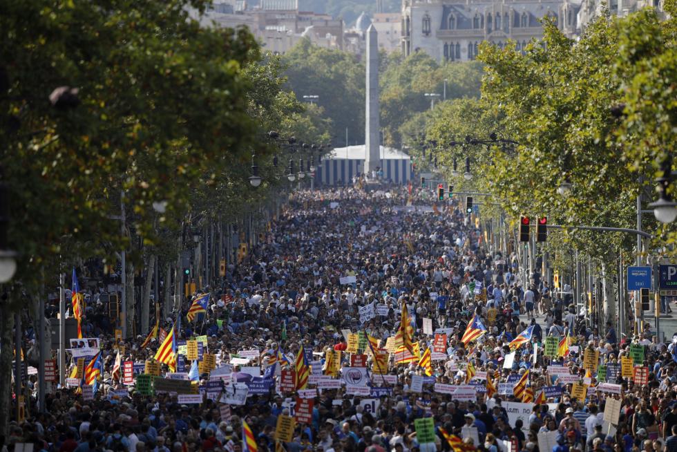 Barcelona sale a la calle en contra del terrorismo