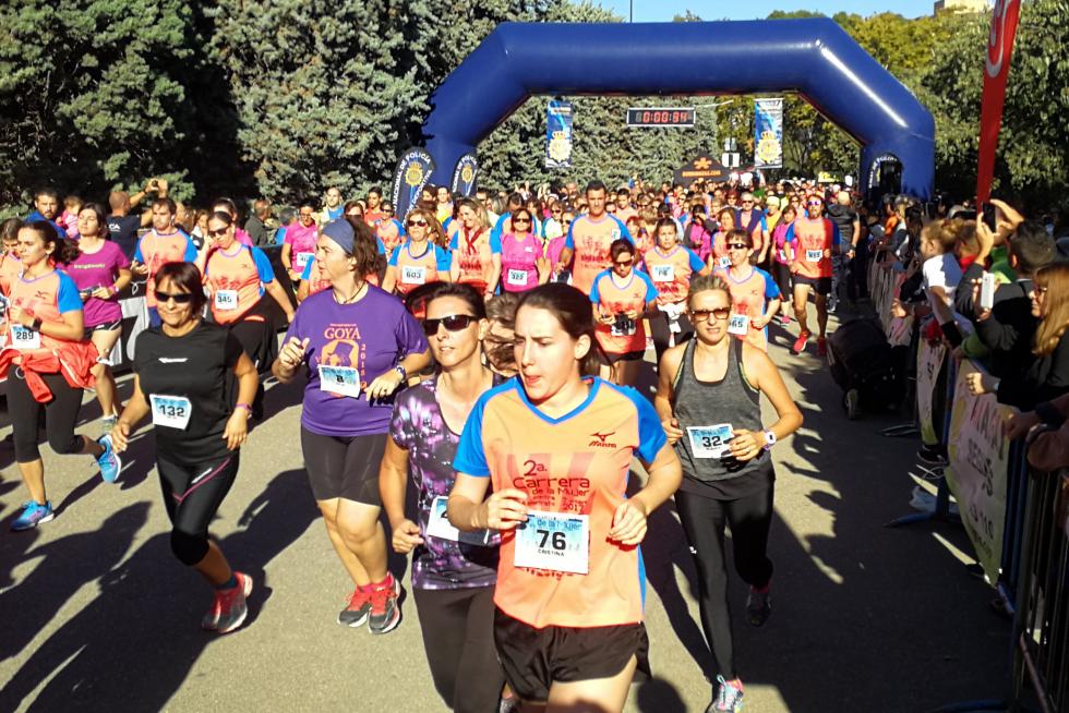 II Carrera de la Mujer Contra el Maltrato en el parque Grande de Zaragoza