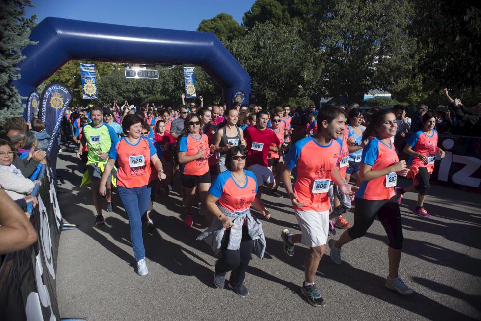 II Carrera de la Mujer Contra el Maltrato en el parque Grande de Zaragoza