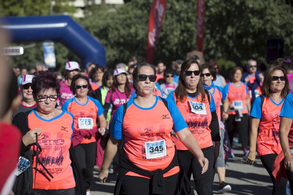 II Carrera de la Mujer Contra el Maltrato en el parque Grande de Zaragoza