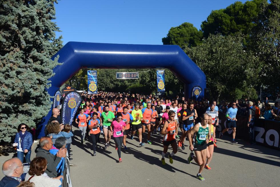II Carrera de la Mujer Contra el Maltrato en el parque Grande de Zaragoza