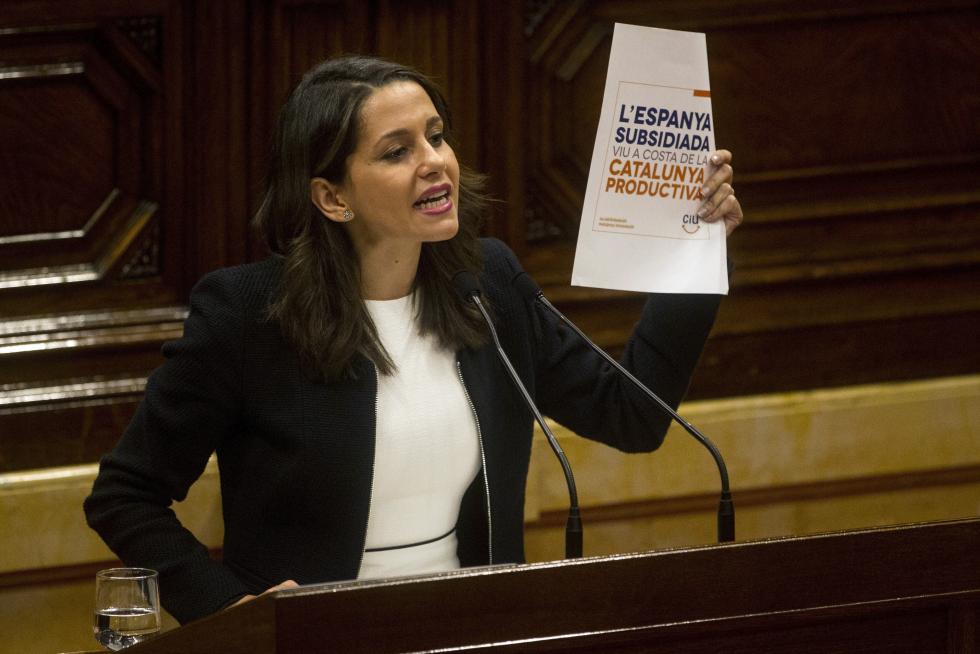 La líder de Ciudadanos en Cataluña, Inés Arrimadas.