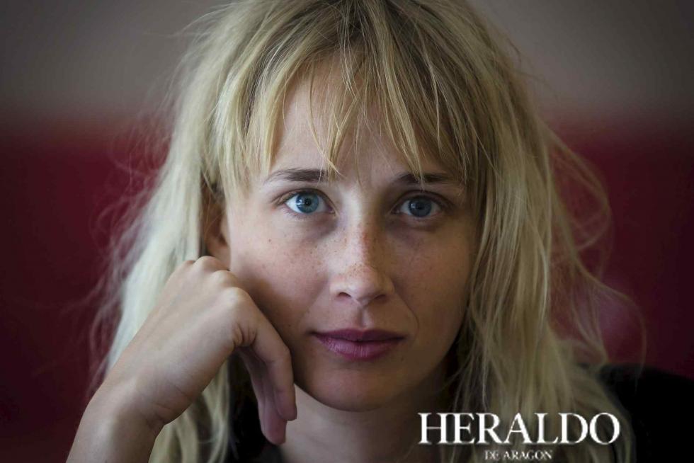 La actriz Ingrid García-Jonsson habló con HERALDO el 22 de octubre en un receso del rodaje de '1200 almas', de Pablo Aragüés, en Zaragoza. Una película que dará que hablar tras el fichaje del actor francés Jean Reno