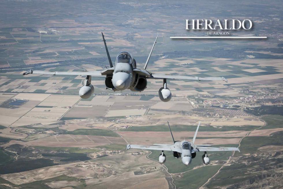 Cinco cazabombarderos F-18 del Ala 15 salieron el 28 de abril de la Base Aérea de Zaragoza hacia Estonia, donde participarán en una misión báltica de la OTAN para controlar posibles incursiones de aeronaves rusas. Era la primera vez que los militares aragoneses formaban parte del destacamento Ámbar, una misión de «policía aérea» de la Alianza Atlántica.